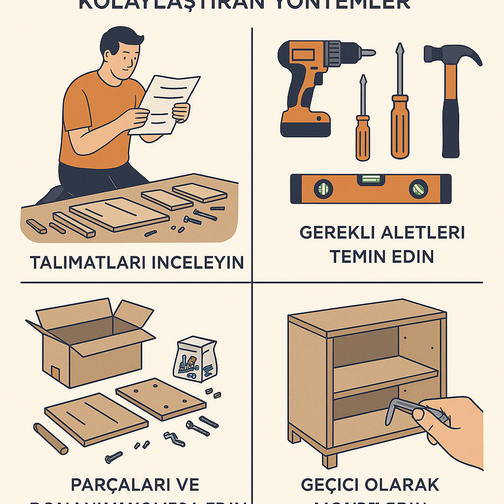 Yeni Mobilyalar Geldi: Demonte Montaj Sürecini Kolaylaştıran Yöntemler