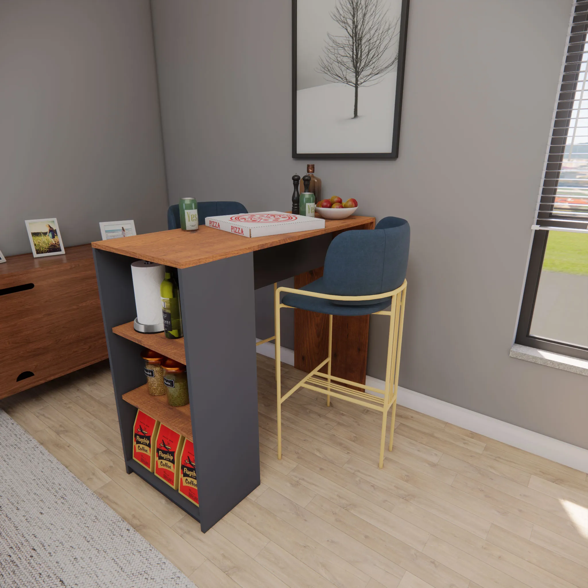 Loft Mini Bar Masası